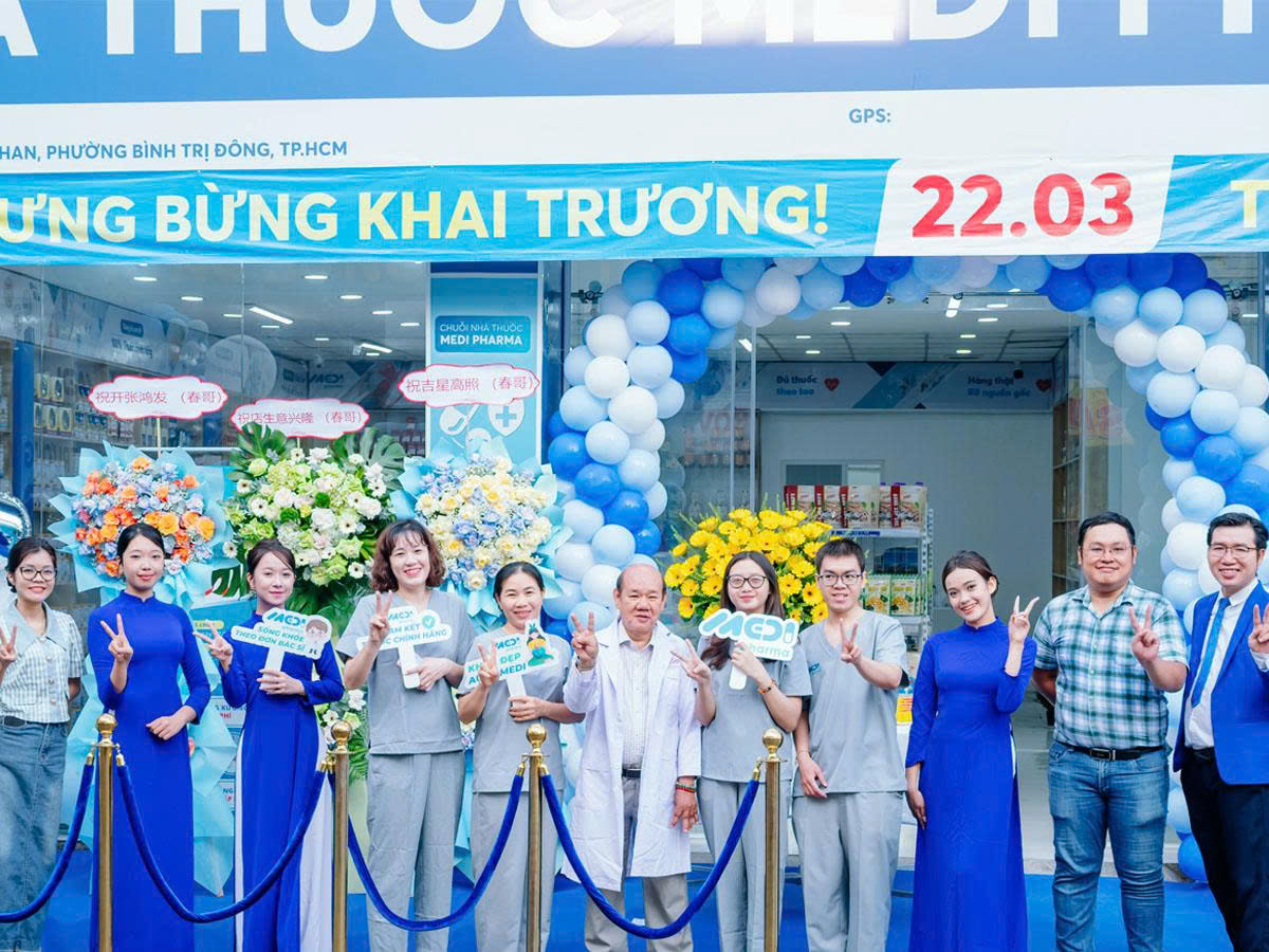 Mô hình nhà thuốc nhượng quyền Medi Pharma