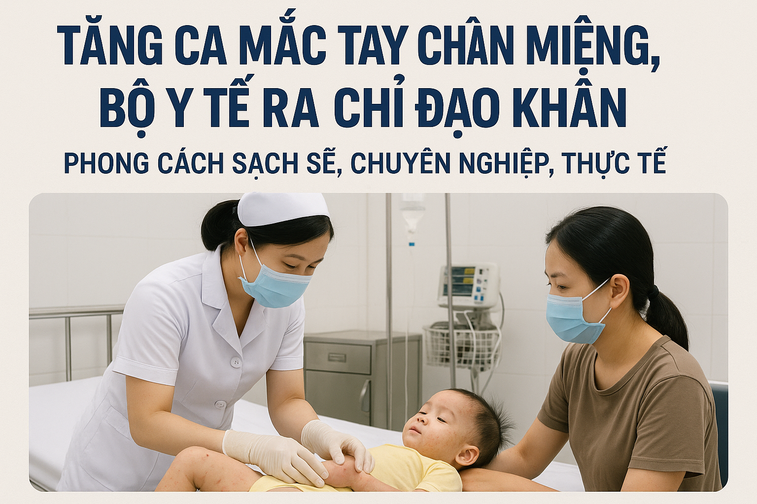 Tăng ca mắc tay chân miệng, Bộ Y tế ra chỉ đạo khẩn